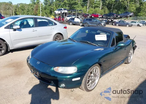 1999 Mazda Mx-5 Miata Leather Pkg/Popular Equipment Pkg/Sports Pkg/Touring Pkg из США, поврежденный, VIN JM1NB3532X0124964